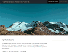 Tablet Screenshot of highrollercasinoreviews.com